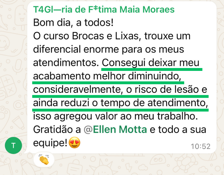 Depoimento de Gloria Maia Moraes