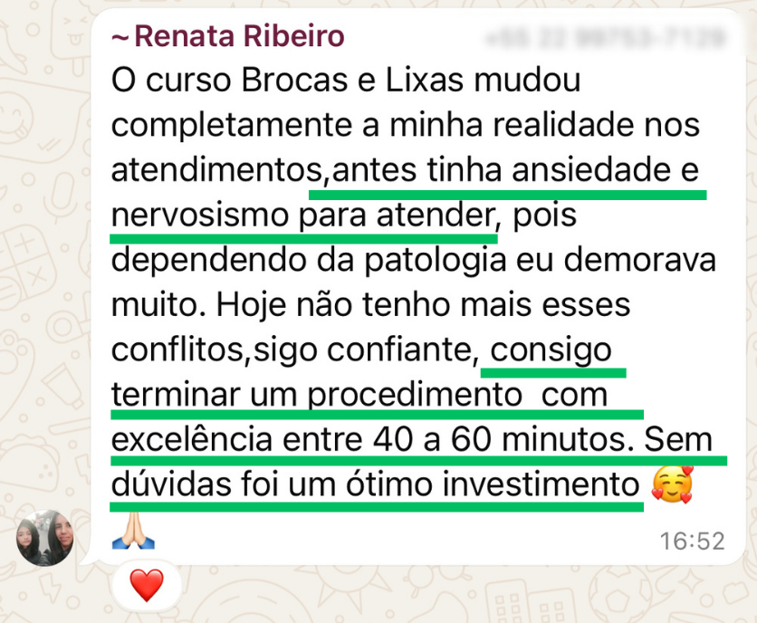 Depoimento de Renata Ribeiro